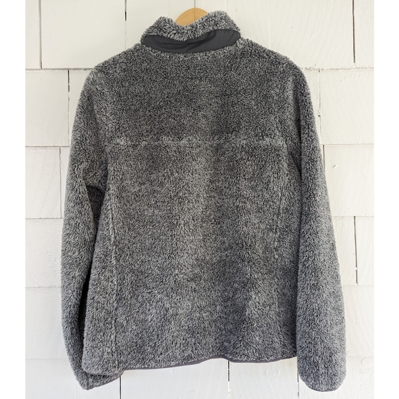 LL Bean Gray Hi-Pile Fleece Pullover XS - Picture 2 of 7